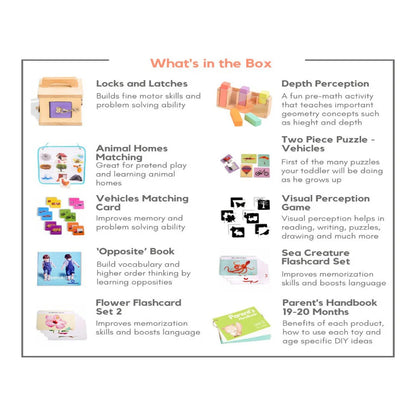 Curious Cub Montessori Box- 21 Months + (Level- 10)