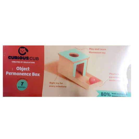 Curious Cub Object Permanence Box - Multi Color