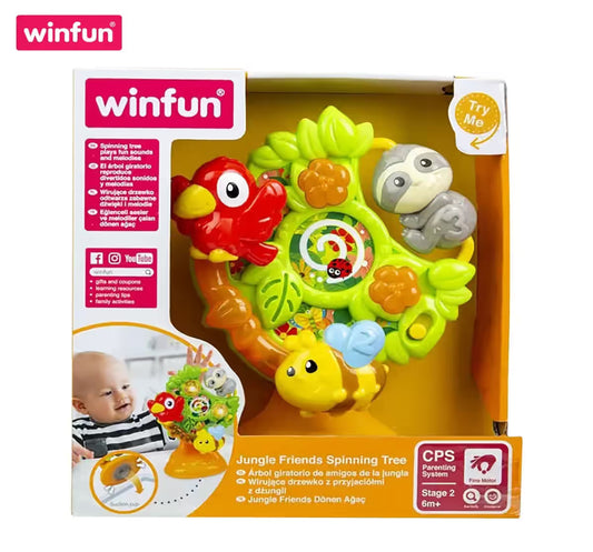 Winfun Jungle Friends Spinning Tree, 6M+