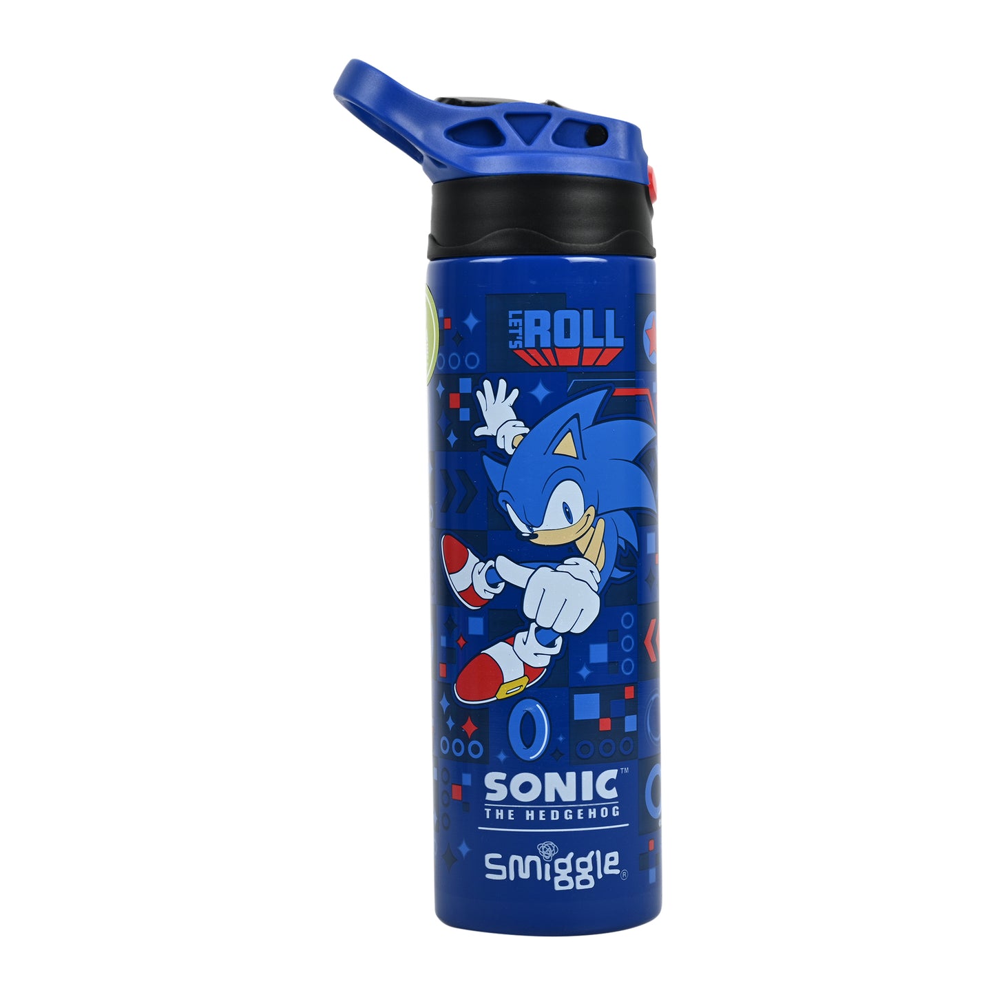 Smiggle 520 ml Stainless Steel Water Bottle for Kids - SONIC