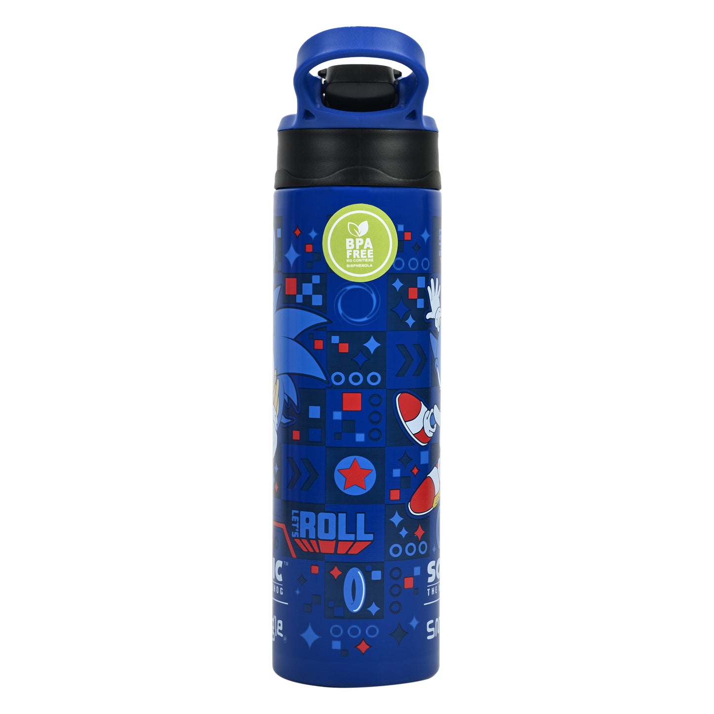 Smiggle 520 ml Stainless Steel Water Bottle for Kids - SONIC