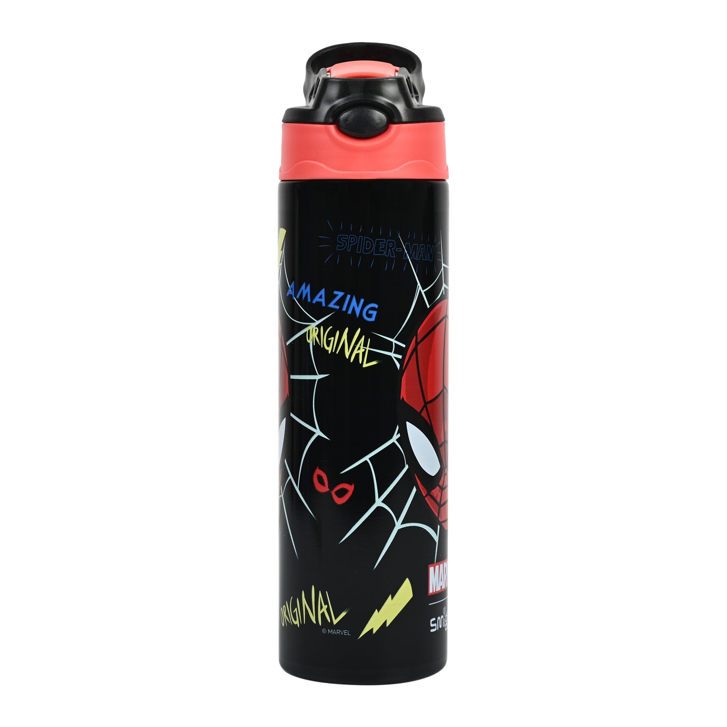 Smiggle 520 ml Stainless Steel Water Bottle for KidS - SPIDER MAN