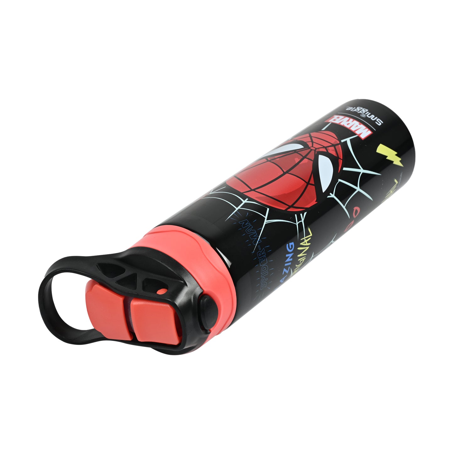 Smiggle 520 ml Stainless Steel Water Bottle for KidS - SPIDER MAN
