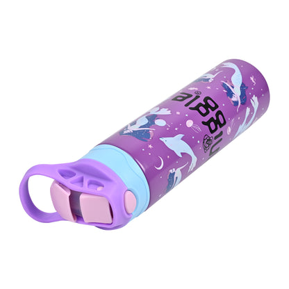Smiggle 520 ml Stainless Steel Water Bottle for Kids - MERMAID