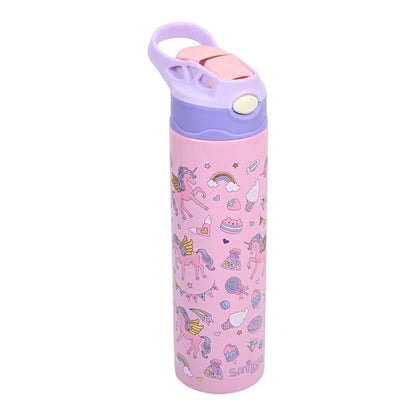 Smiggle 520 ml Stainless Steel Water Bottle for Kids - UNICORN