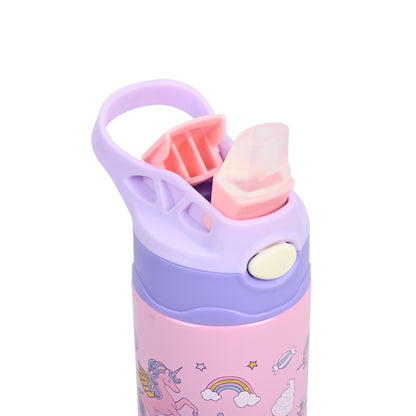 Smiggle 520 ml Stainless Steel Water Bottle for Kids - UNICORN