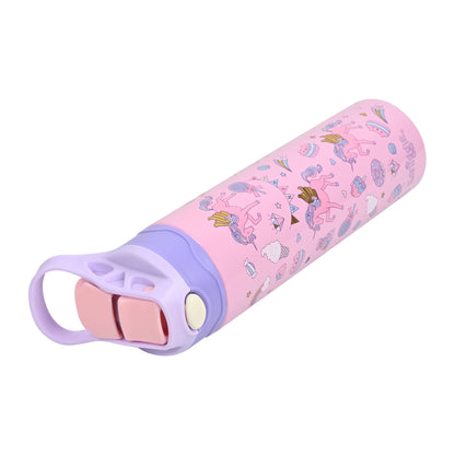 Smiggle 520 ml Stainless Steel Water Bottle for Kids - UNICORN