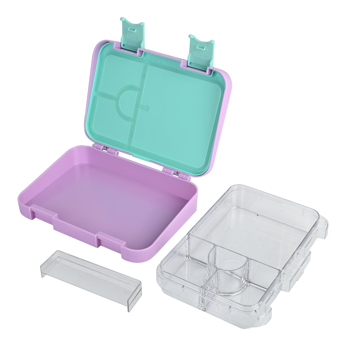 Smiggle Medium Bento Lunch Box for Kids | Leakproof Multi-Compartment Food Storage Box for School - PRINCESS