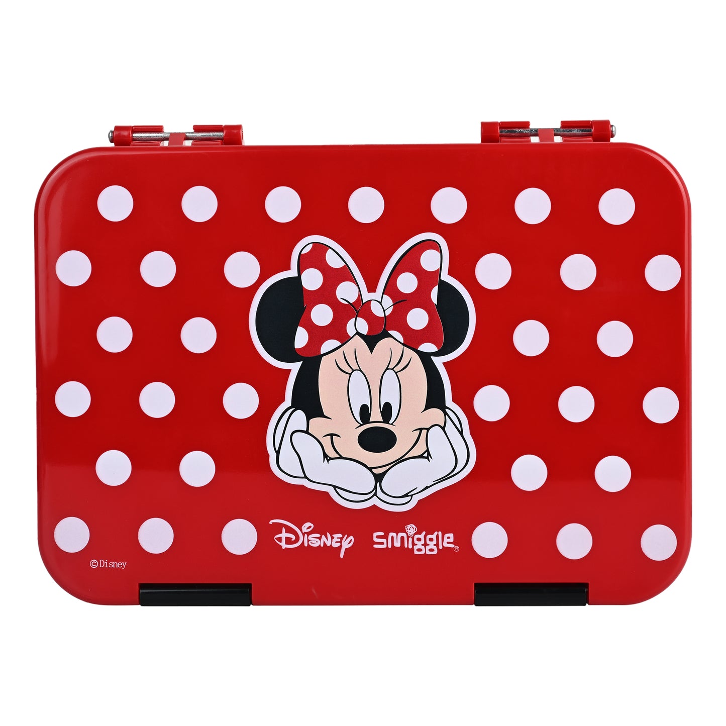 Smiggle Medium Bento Lunch Box for Kids | Leakproof Multi-Compartment Food Storage Box for School - MINNIE MOUSE