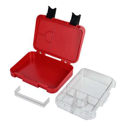 Smiggle Medium Bento Lunch Box for Kids | Leakproof Multi-Compartment Food Storage Box for School - MINNIE MOUSE