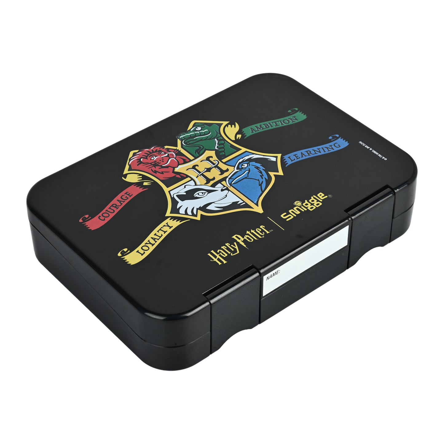 Smiggle Medium Bento Lunch Box for Kids | Leakproof Multi-Compartment Food Storage Box for School - HARRY POTTER