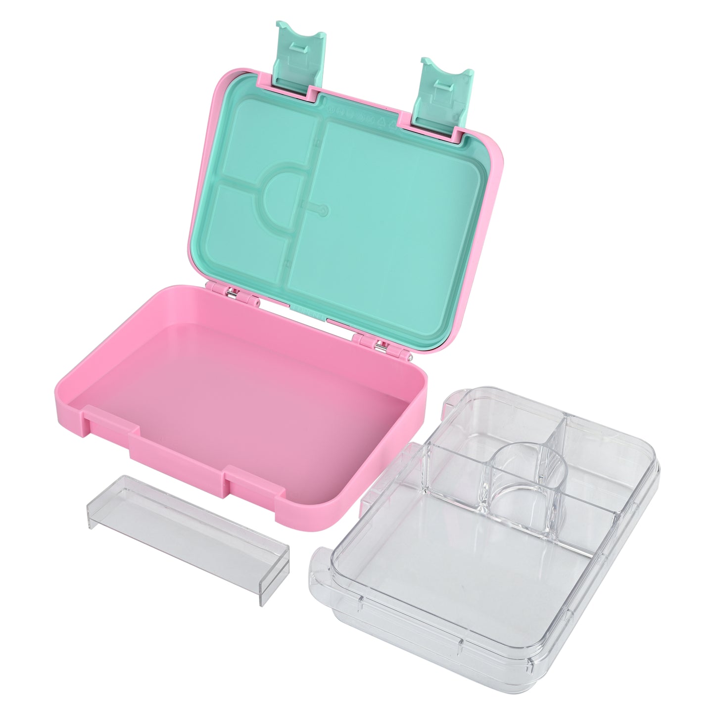 Smiggle Medium Bento Lunch Box for Kids | Leakproof Multi-Compartment Food Storage Box for School - PEPPA PIG