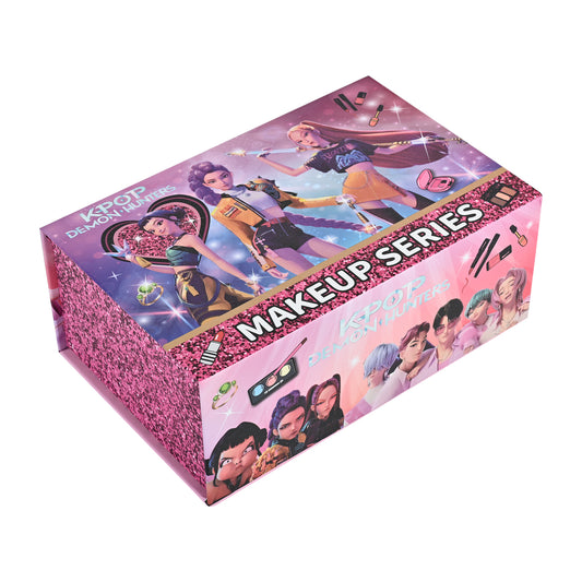 K-POP Demon Hunters Kids Makeup Set with Mirror & Storage Drawers