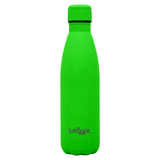 Smiggle Insulated Stainless Steel Drink Bottle 480ml – NEON