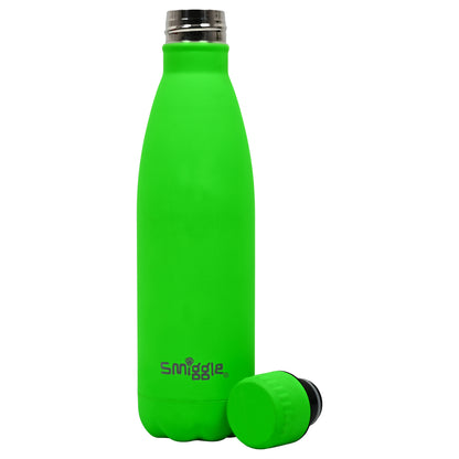 Smiggle Insulated Stainless Steel Drink Bottle 480ml – NEON