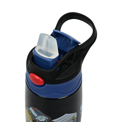 Smiggle Junior Stainless Steel Flip Drink Bottle 400ml – CARS