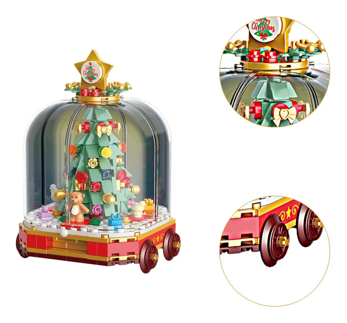 Christmas Building Blocks,diy Blocks Toy Kit Christmas Tree