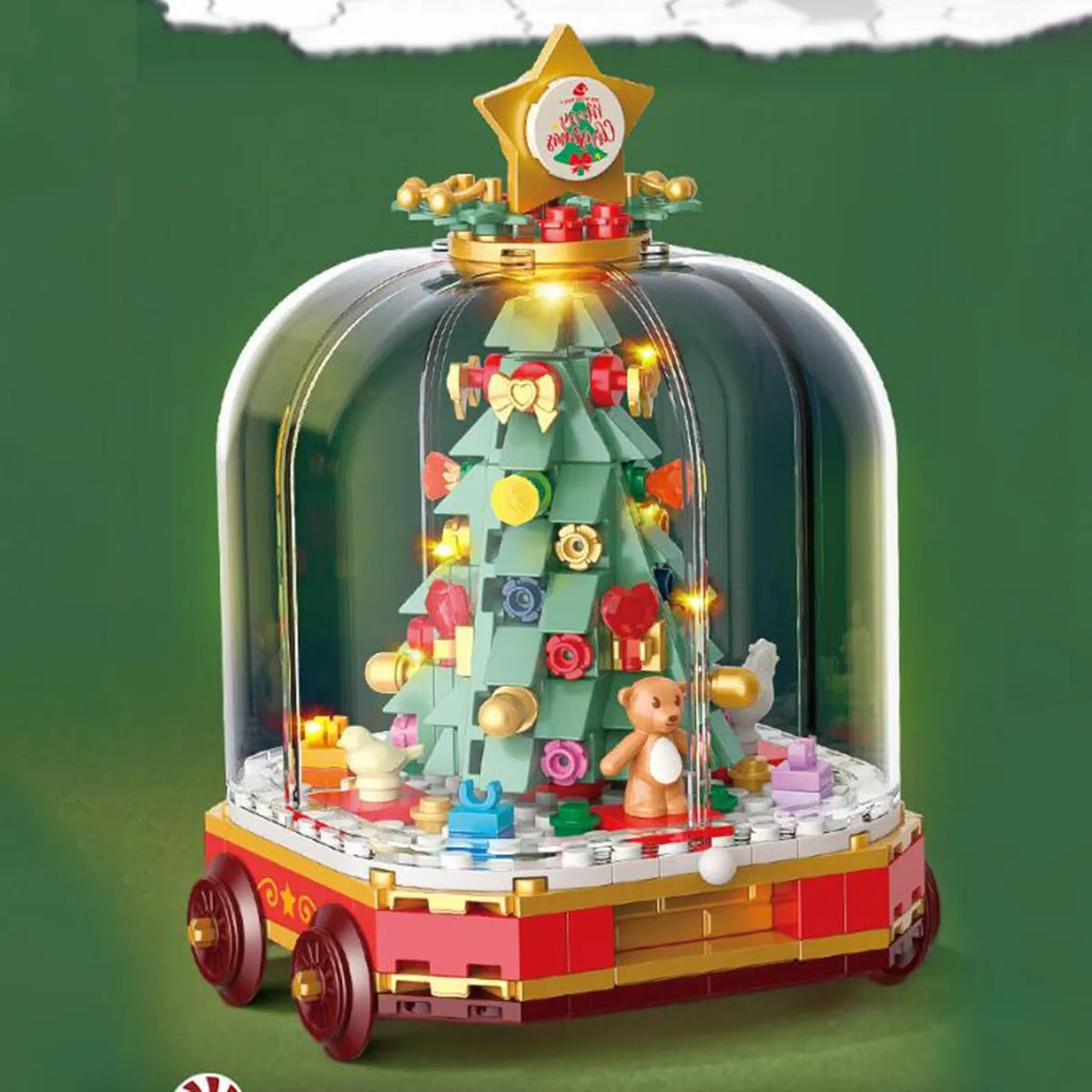 Christmas Building Blocks,diy Blocks Toy Kit Christmas Tree