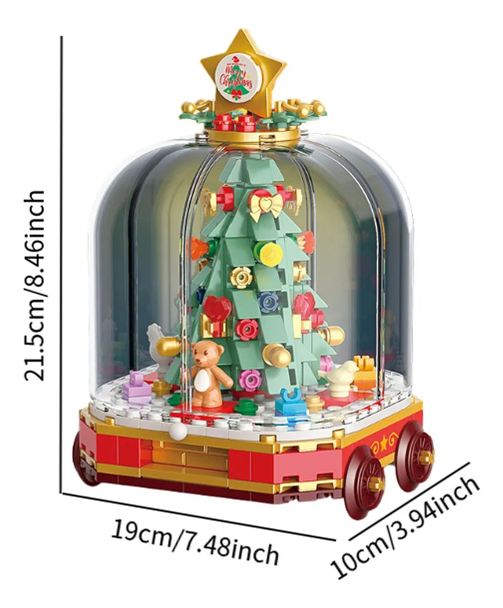 Christmas Building Blocks,diy Blocks Toy Kit Christmas Tree