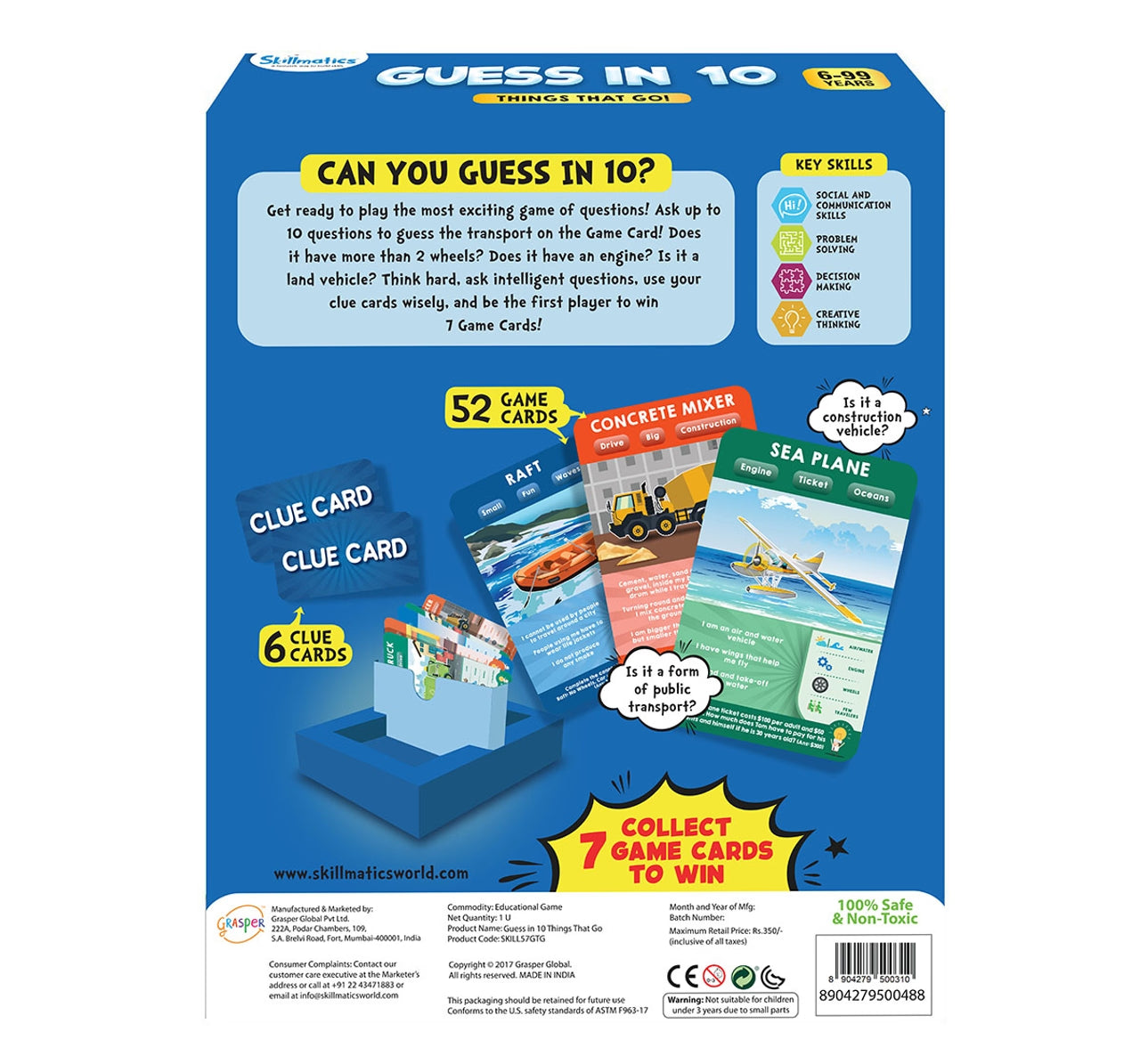 Skillmatics Guess In 10 Things That Got (PACK OF 5)