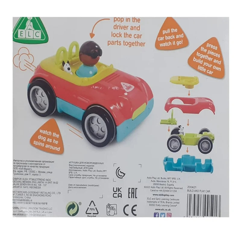 Early Learning Centre Build and Play Toys – 2-in-1 Vehicle Construction Toy for Toddlers