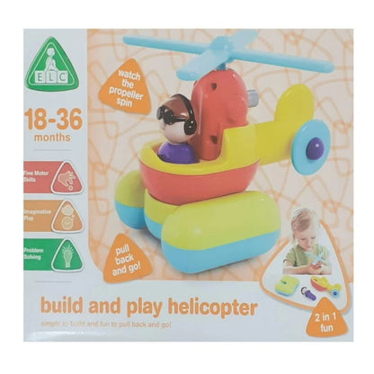 Early Learning Centre Build and Play Toys – 2-in-1 Vehicle Construction Toy for Toddlers
