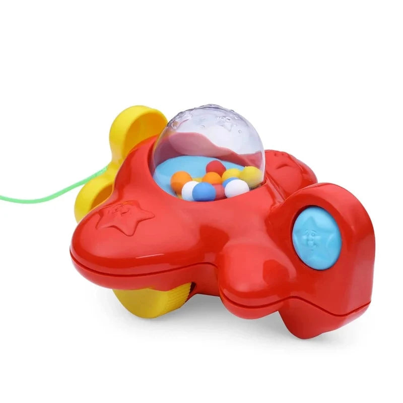 Early Learning Centre Pull Along Popping Plane Toy for Toddlers