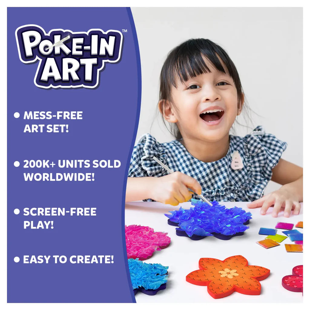 SKILLMATICS Poke-in Art: Flower Bouquet | No Mess Art for Kids (ages 4-9)