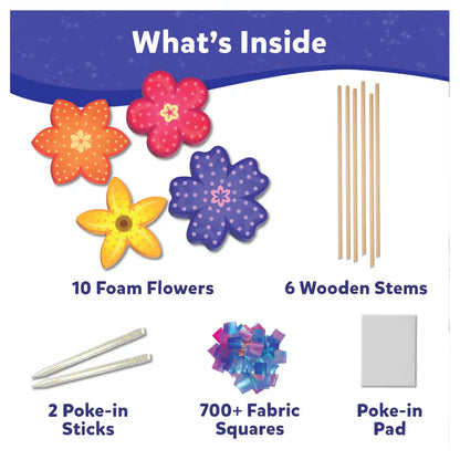 SKILLMATICS Poke-in Art: Flower Bouquet | No Mess Art for Kids (ages 4-9)