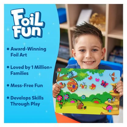 SKILLMATICS Foil Fun: Bugs & Butterflies | No Mess Art Kit (ages 4-9)
