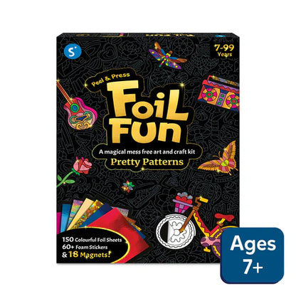 SKILLMATICS Foil Fun Pretty Patterns | No Mess Art Kit (Ages 7+)