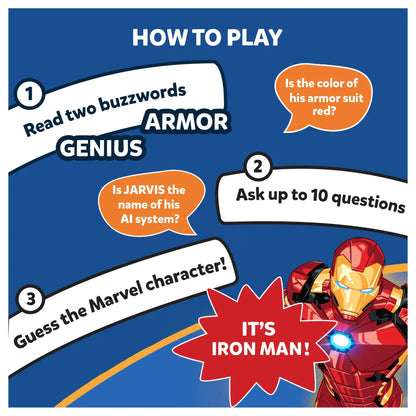 SKILLMATICS Guess in 10: Marvel | Trivia card game (ages 8+)
