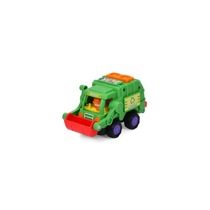 Hola HA7871 Recycling Truck & Steam Train & Plane For 18M+ Ages