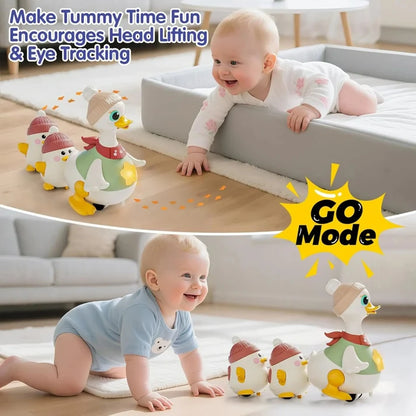 Hola HE9987 Waddling Duck Family With 2 Baby Duck For 6M+ Ages