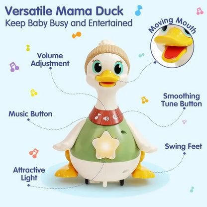 Hola HE9987 Waddling Duck Family With 2 Baby Duck For 6M+ Ages