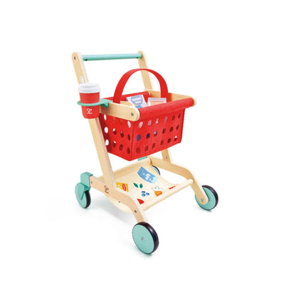 Hape Little Shopper's Cart & Basket Suitable for Age 3+ Years