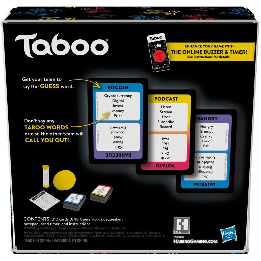 Hasbro Gaming Classic Taboo Game