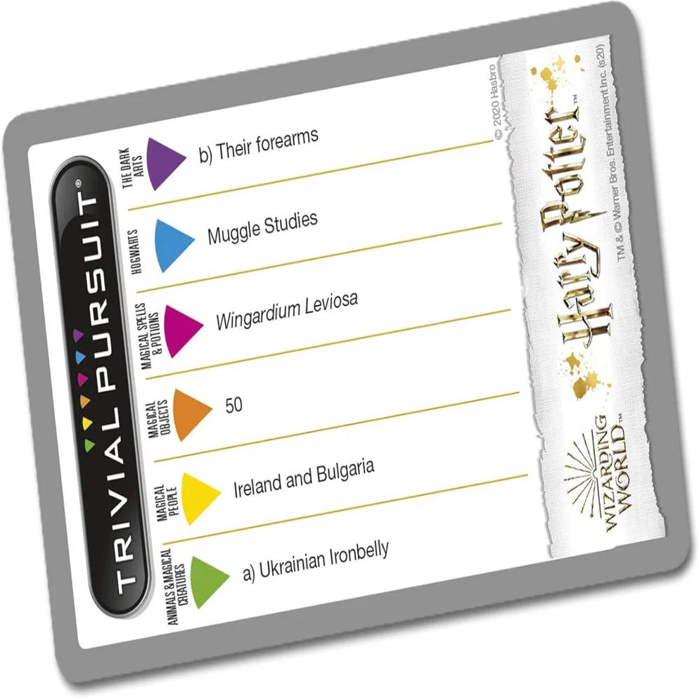 Hasbro Gaming Trivial Pursuit Harry Potter Edition Board Game