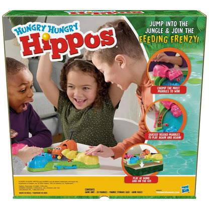 Hasbro Hungry Hungry Hippos Board Game for Preschoolers