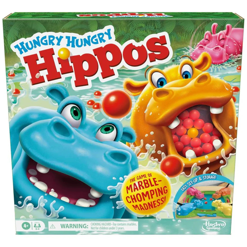 Hasbro Hungry Hungry Hippos Board Game for Preschoolers