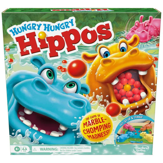 Hasbro Hungry Hungry Hippos Board Game for Preschoolers