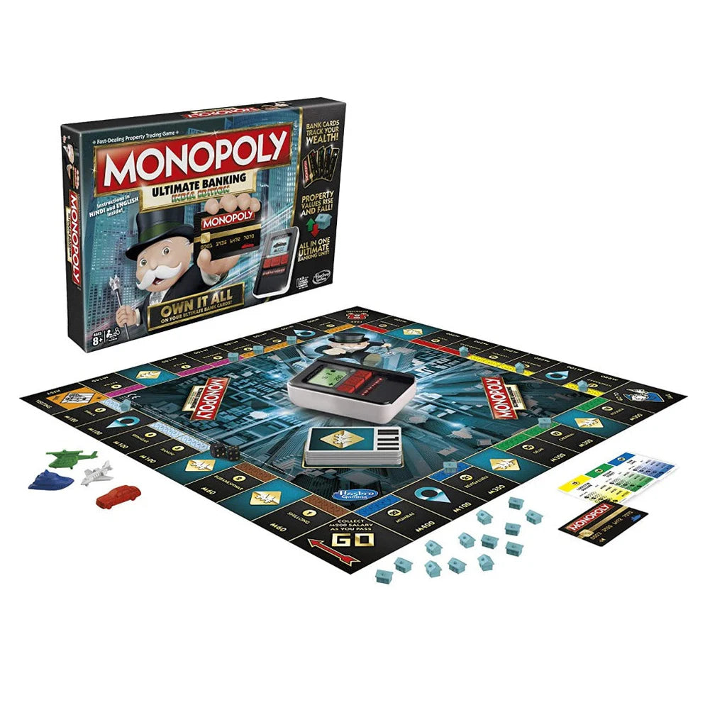 Hasbro Monopoly Game: Ultimate Banking India Edition