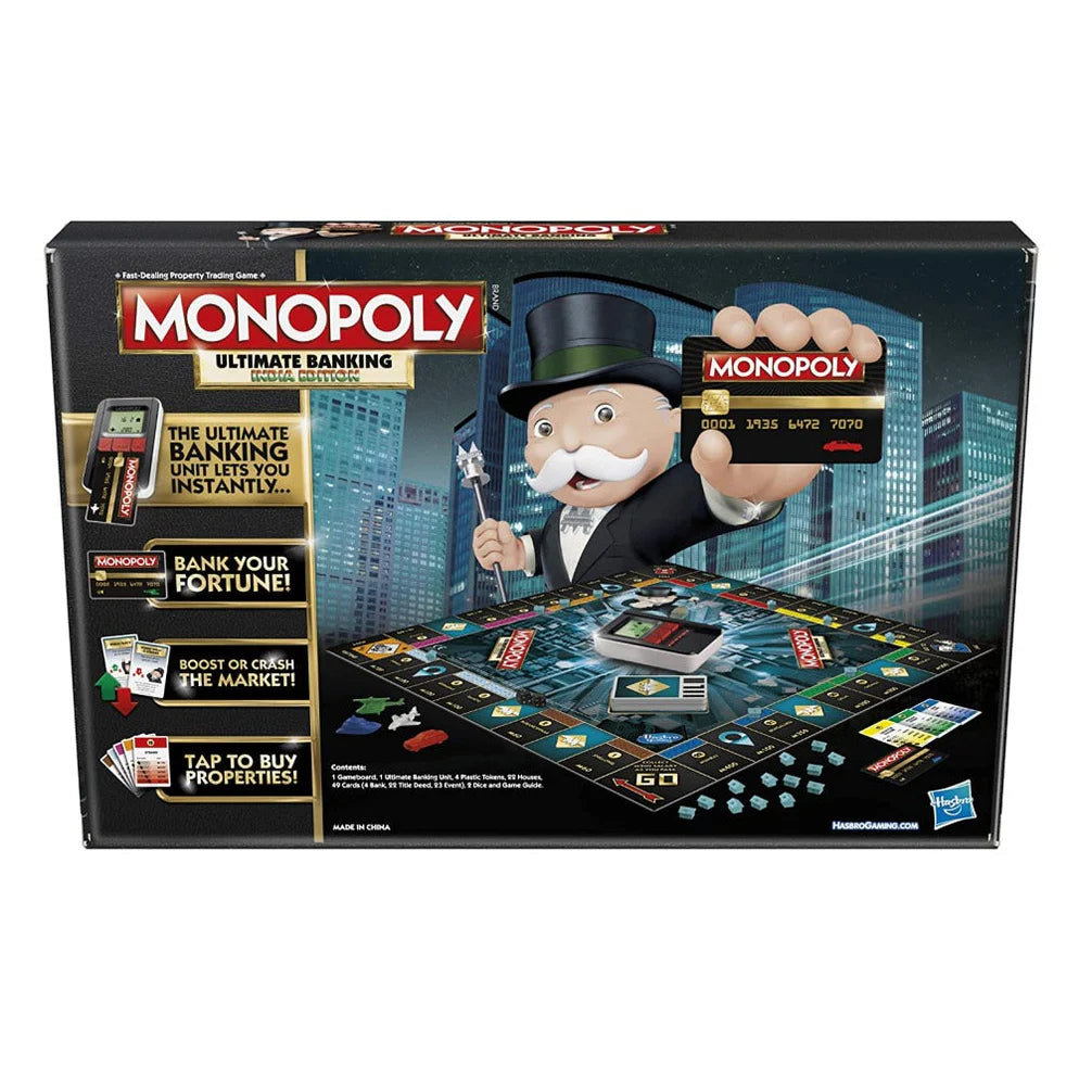 Hasbro Monopoly Game: Ultimate Banking India Edition