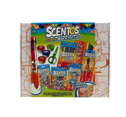 Scentos Scented Mega Stationery Set for Kids, 3Y+(PACK 0F 6)