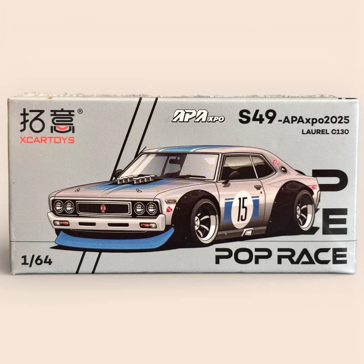 1/64 Pop Race Nissan Laurel C130 APAxpo2025 limited edition S49-APAxpo2025