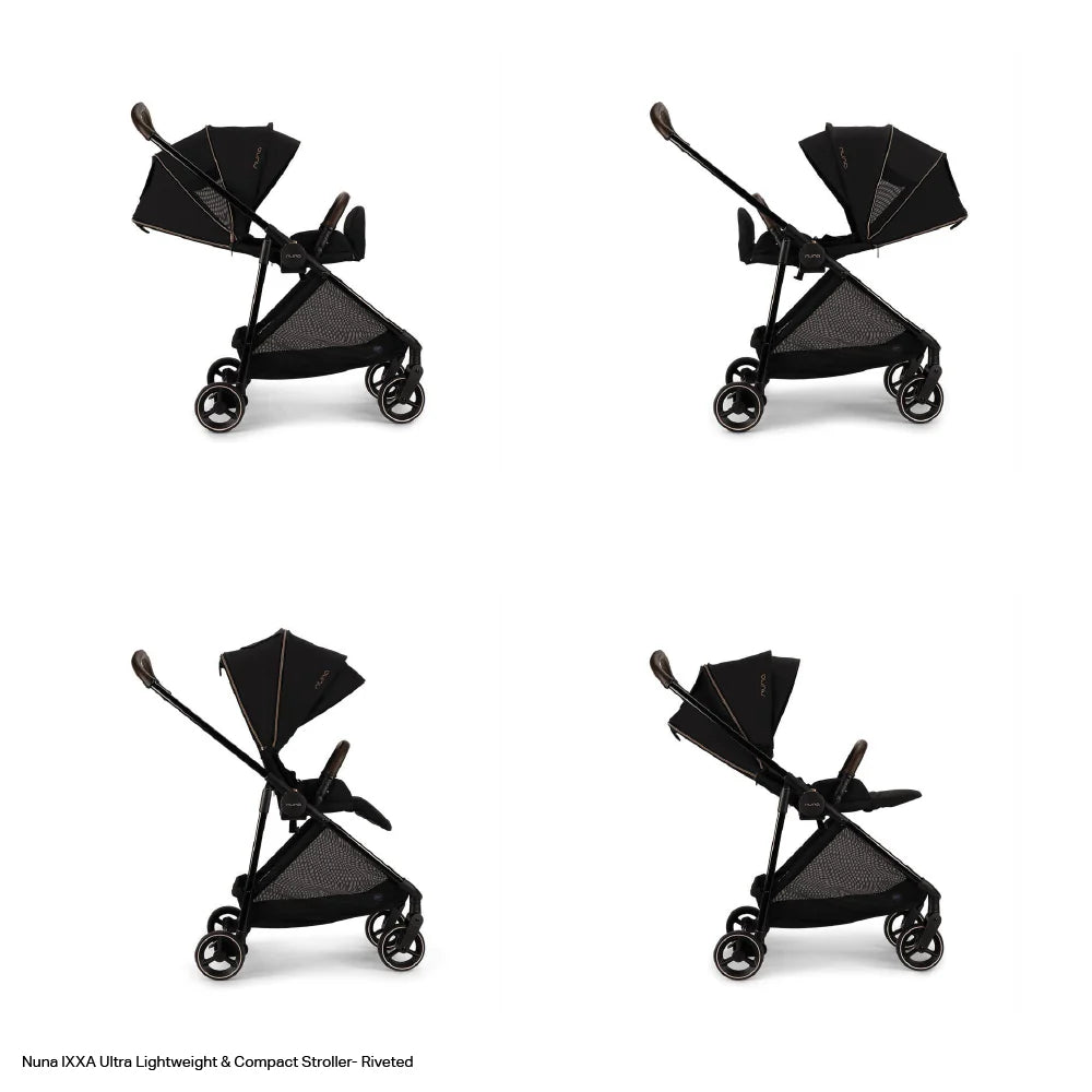 Nuna IXXA Riveted Ultra lightweight & Compact Stroller