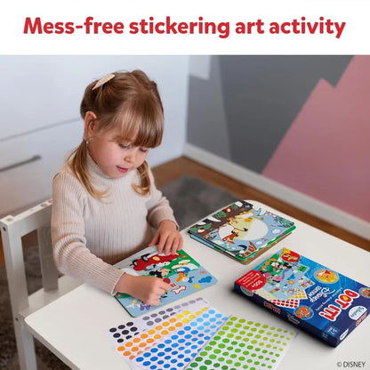 Skillmatics Dot It Sticker Art Activity - Disney Mickey and Friends, Mess-Free Fun, 500+ Stickers, DIY Craft Kits for Kids, Travel Toys, Gifts for Boys & Girls Ages 3, 4, 5, 6, 7(PACK OF 5)