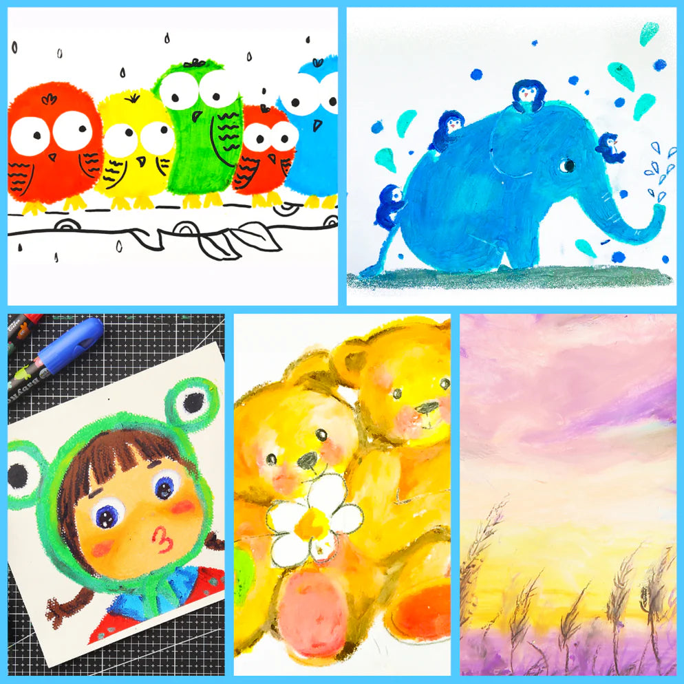 Jar Melo Baby Roo Silky Washable Crayon