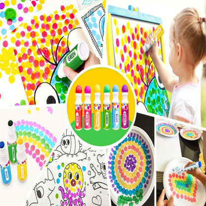 Jar Melo Dot Painting