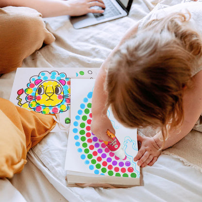 Jar Melo Dot Painting